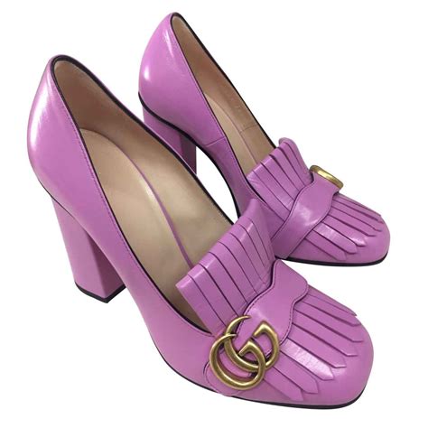 gucci marmont shoes pink